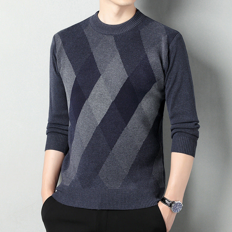 Men's Half-high Collar Sweater Keep Warm