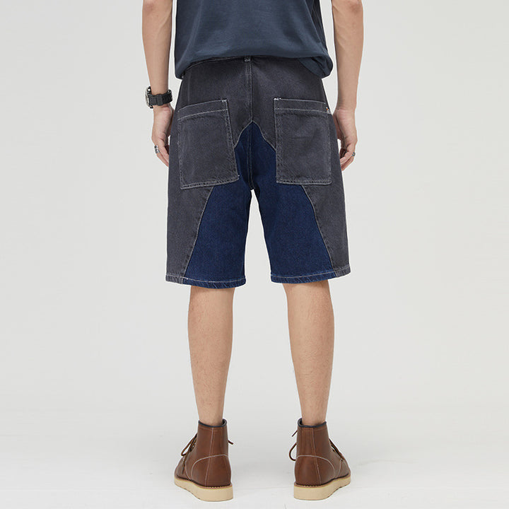 Men's Casual Patchwork Shorts