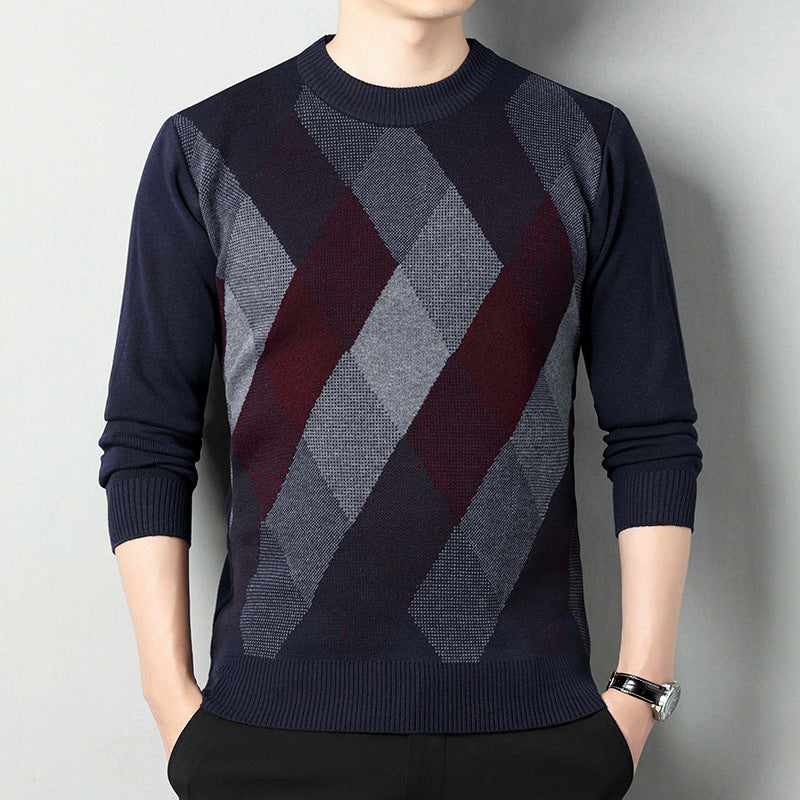 Men's Half-high Collar Sweater Keep Warm