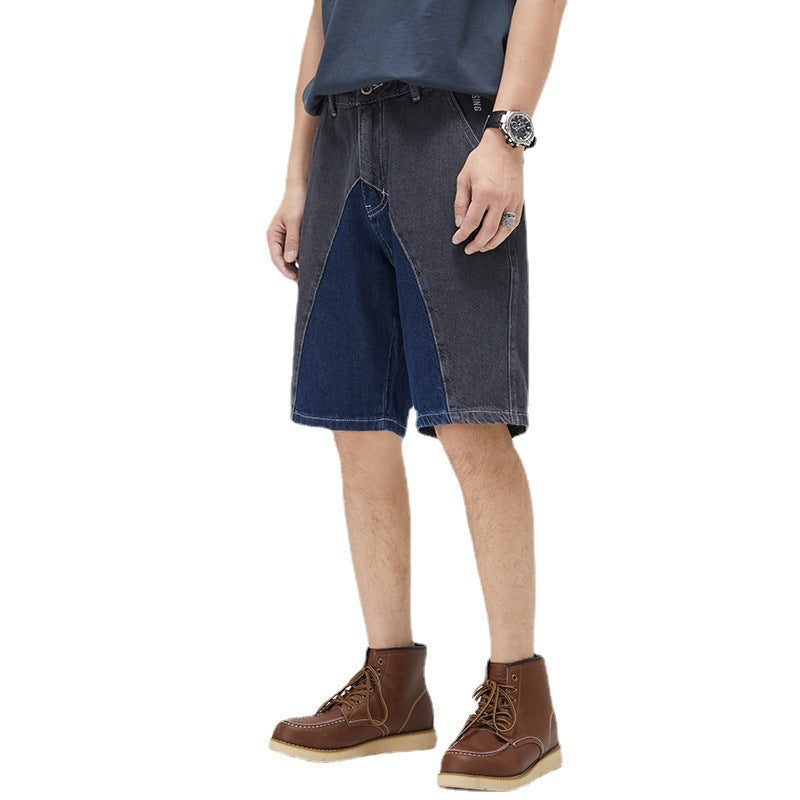 Men's Casual Patchwork Shorts